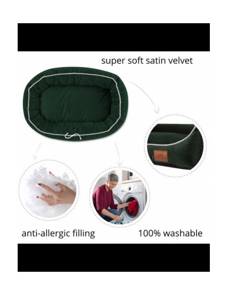 Mitto pet bed DEEP GREEN M 65X95 CM