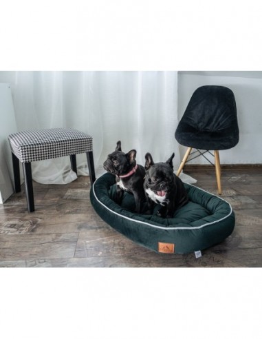 Mitto pet bed DEEP GREEN S 70X50 CM Mitto pet bed DEEP GREEN S 70X50 CM