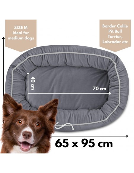Hundebett Mitto GRAPHITE M 95x65 CM