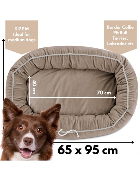 Panier de Mitto pour chien et chat HAZELNUT M 95x65 CM