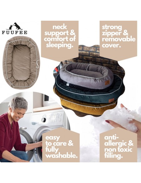 Mitto pet bed HAZELNUT M 95x65 CM