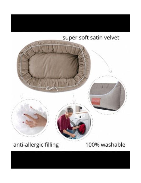 Mitto pet bed HAZELNUT M 95x65 CM