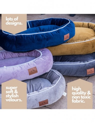 Mitto pet bed OCEAN BLUE S 70x50 CM Mitto pet bed OCEAN BLUE S 70x50 CM