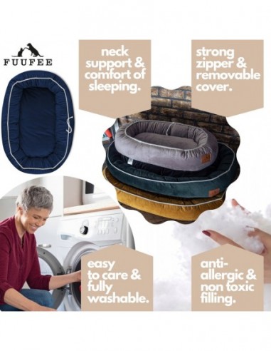 Mitto pet bed OCEAN BLUE S 70x50 CM Mitto pet bed OCEAN BLUE S 70x50 CM