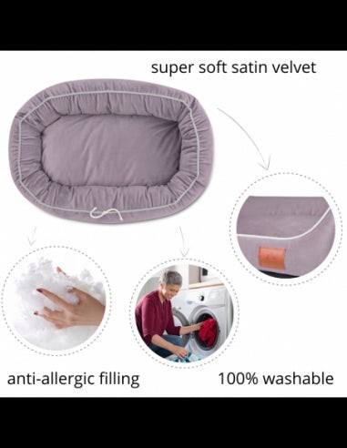 Letto Mitto PASTEL PURPLE M 65x95 CM