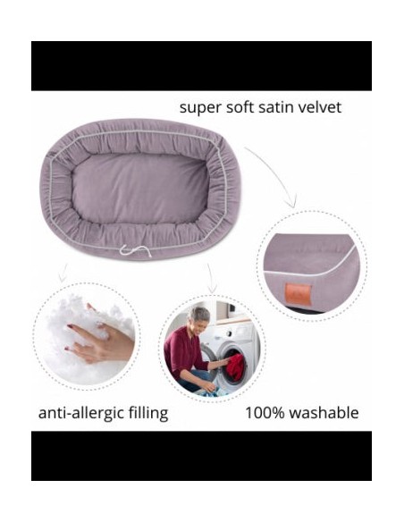 Mitto pet bed PASTEL PURPLE S 70x50 CM