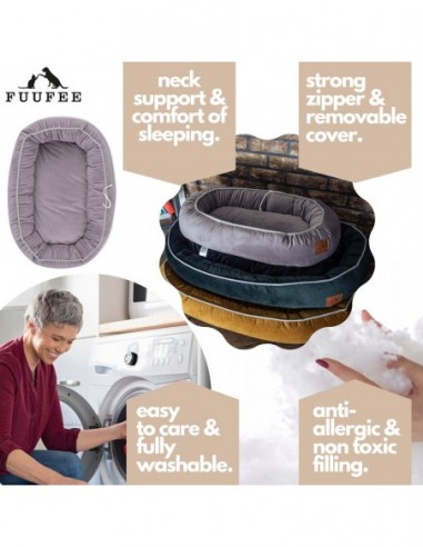 Hundebett Mitto PASTEL PURPLE S 70x50 CM