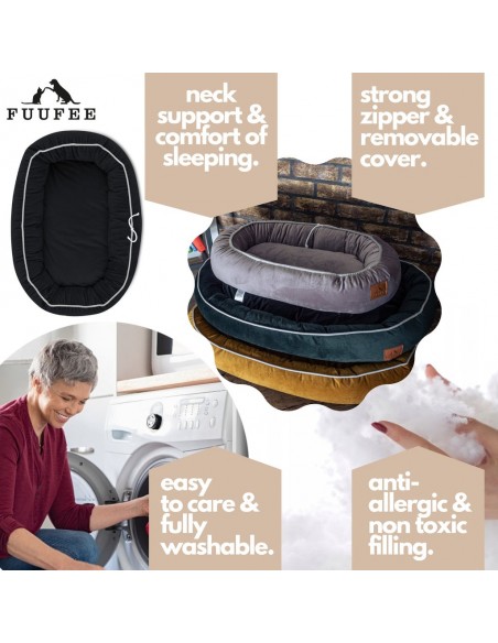 Mitto pet bed ULTRA BLACK M 65x95 CM