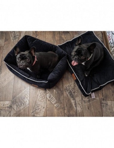 Mitto pet bed ULTRA BLACK S 70x50 CM Mitto pet bed ULTRA BLACK S 70x50 CM
