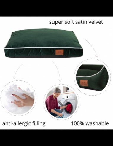 Perro Cushion DEEP GREEN M 60x80 CM Perro Cushion DEEP GREEN M 60x80 CM