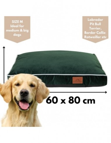 Perro Cushion DEEP GREEN M 60x80 CM Perro Cushion DEEP GREEN M 60x80 CM