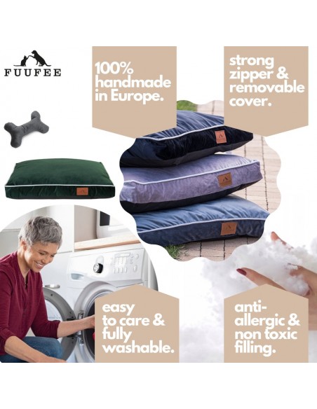 Cuscino PERRO DEEP GREEN M 60x80 CM