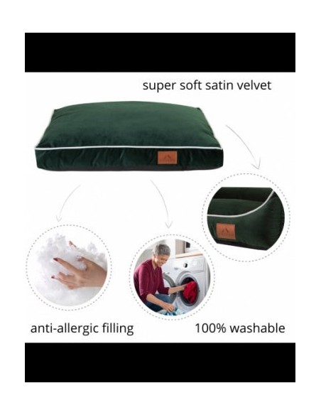 Matelas Perro pour chien et chat DEEP GREEN S 40x65 CM