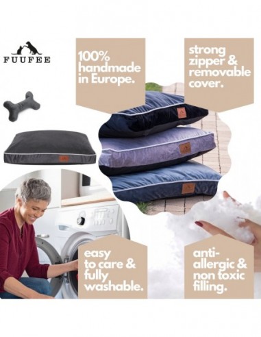 Cuscino PERRO GRAPHITE M 60x80 CM