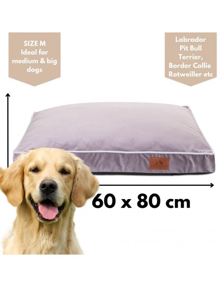 Matelas Perro pour chien et chat PASTEL PURPLE M 60x80 CM