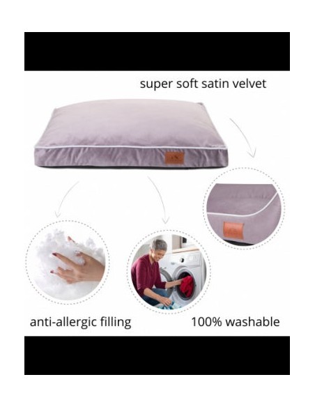 Matelas Perro pour chien et chat PASTEL PURPLE S 40x65 CM
