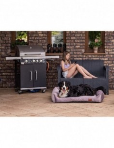 Sofa Miagio for dogs PASTEL PURPLE XL 120x90 CM 2