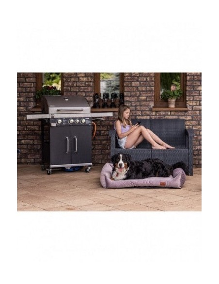 Hundesofa Miagio PASTEL PURPLE XL 120x90 CM