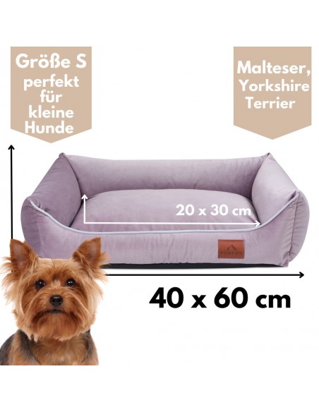 Sofa Miagio pour chien et chat PASTEL PURPLE S 60x40 CM
