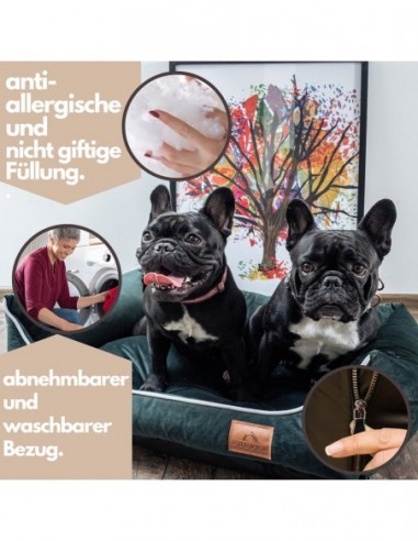 Sofa Miagio pour chien DEEP GREEN L...