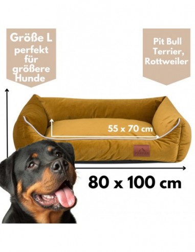 Sofa Miagio pour chien SPICY L 100x80 CM