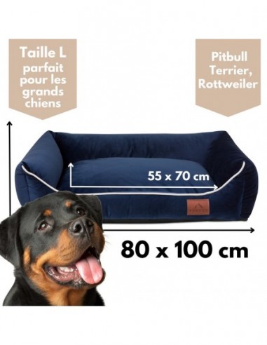 Sofa Miagio pour chien OCEAN BLUE L...