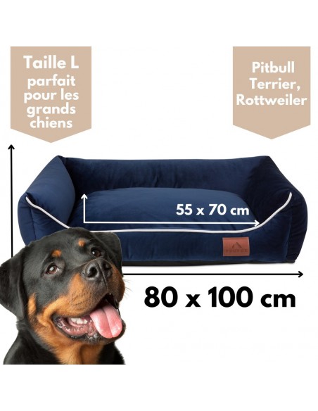 Hundesofa Miagio OCEAN BLUE L 100x80 CM