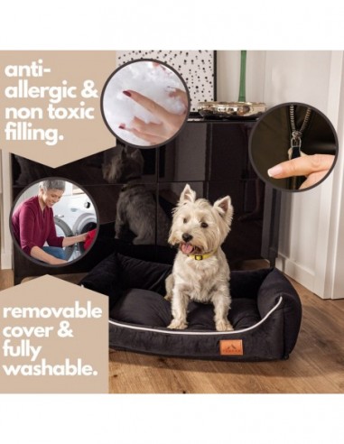 Hundesofa Miagio ULTRA BLACK XL...