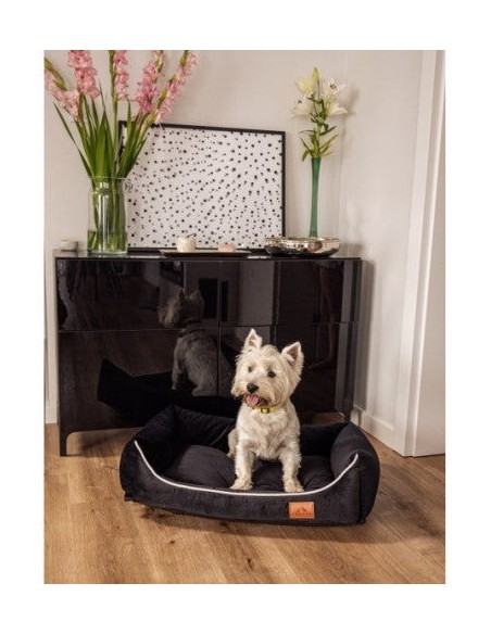 Sofa Miagio for dogs and cats ULTRA BLACK M 70x50cm