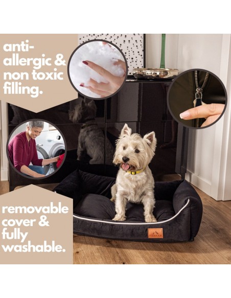 Sofa Miagio pour chien et chat ULTRA BLACK M 70x50cm