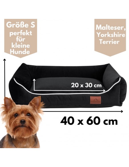 Sofa Miagio pour chien et chat ULTRA BLACK S 60x40 CM