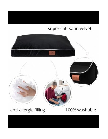 Cuscino PERRO ULTRA BLACK M 60x80CM