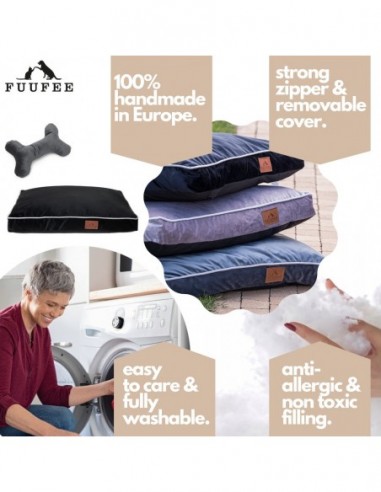 Cuscino PERRO ULTRA BLACK M 60x80CM