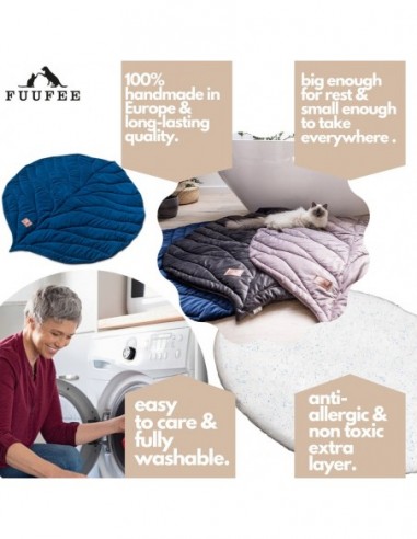 Le tapis Foglia pour chien et chat NAVY